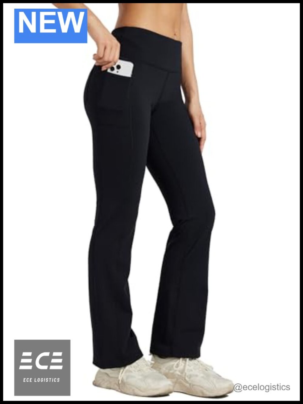 Fleece Lined Bootcut Yoga Pants High Waisted Flare Leggings Water Resistant